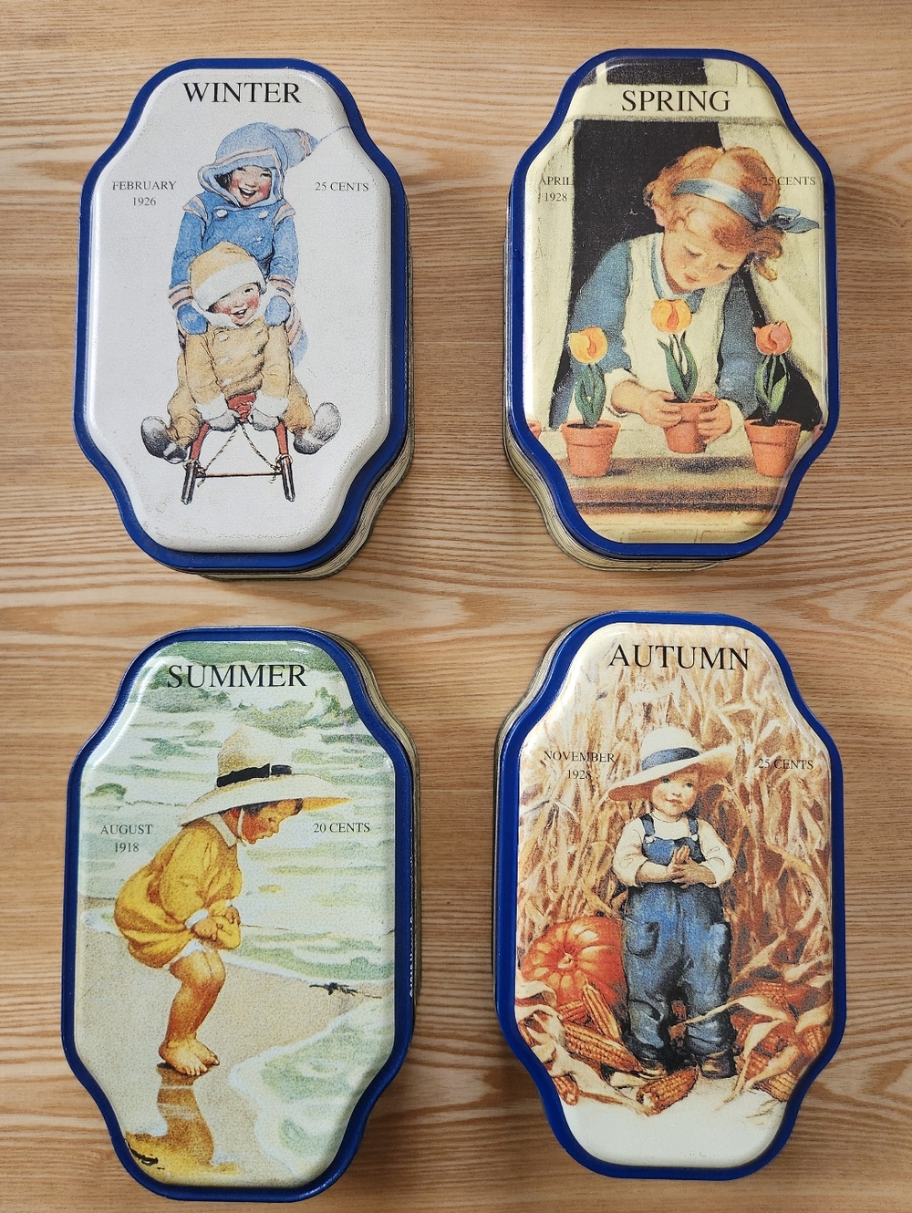 Vintage 1998 Good Housekeeping Season Tins